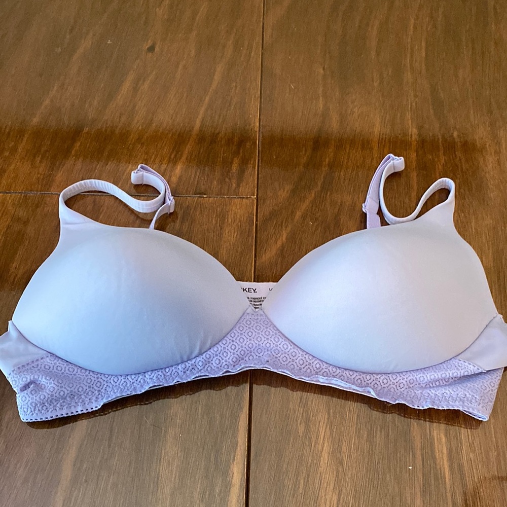 Jockey bra size large. Lavender periwinkle color. Like new. - Picture 2 of 11